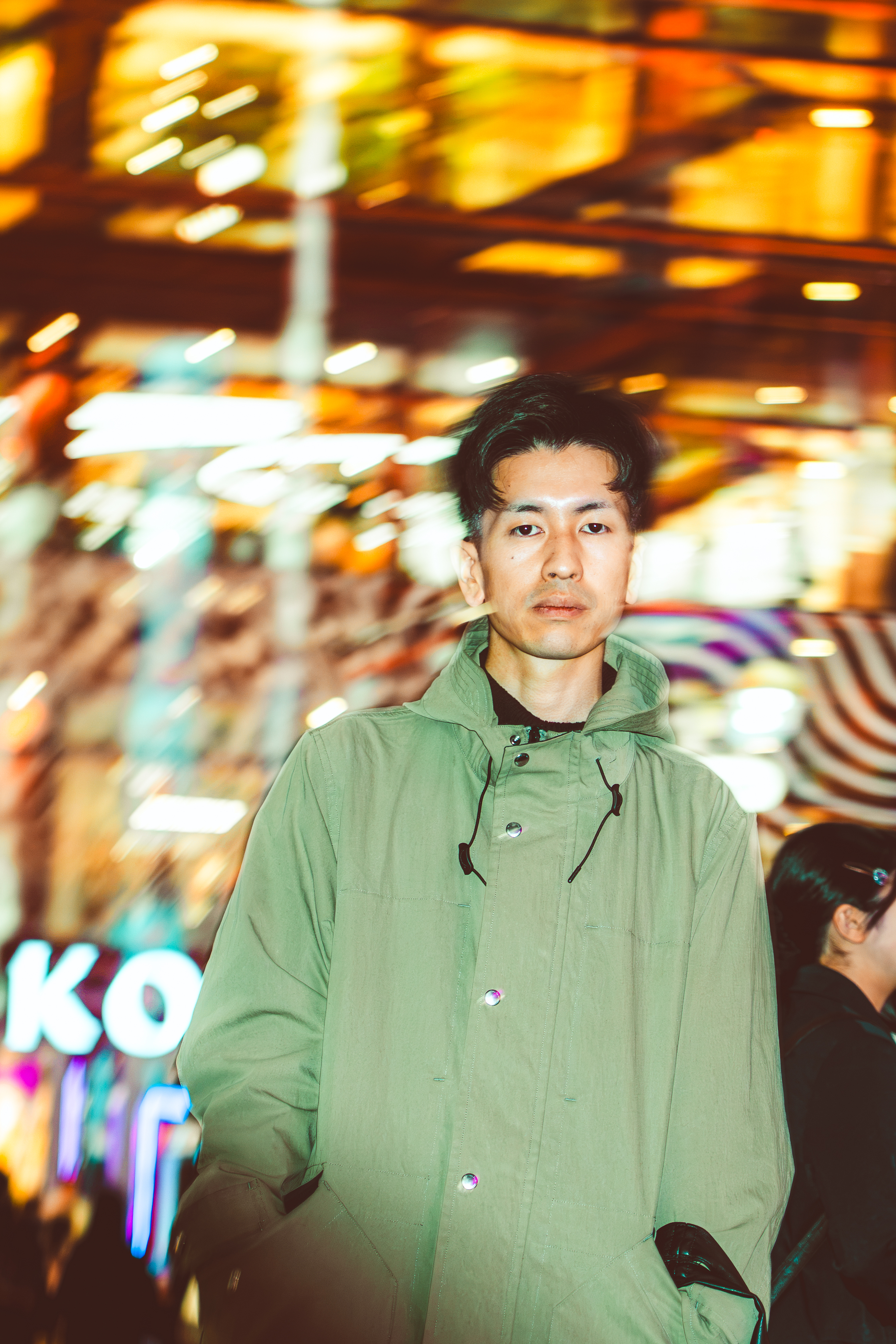 Neon Bokeh Night